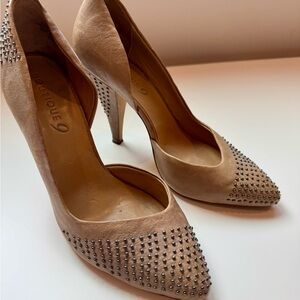 Boutique 9 Taupe Studded Women's Heels